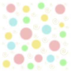 pastel baby gift wrap