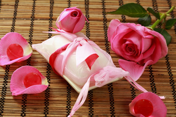 Luxury soap of natural basis