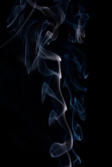 Colored smoke wisps .abstract background