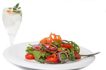 Salat mit Ruccola 