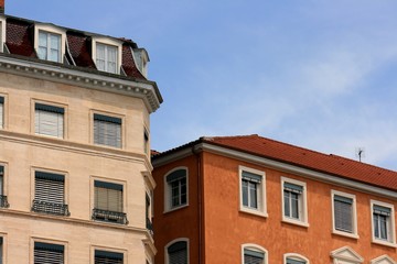 façades d'immeubles