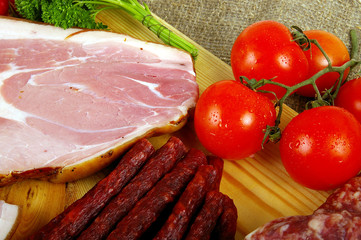Meat and sausage