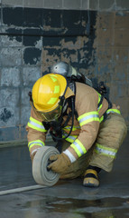 Firefighter in Training