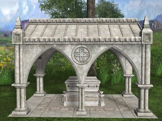 Obraz premium Phantasie Gebäude