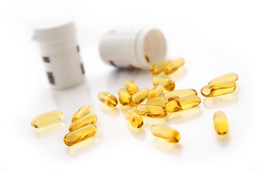 Yellow transparet pills