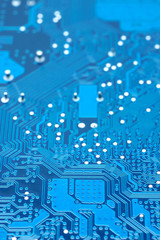 Blue circuit board