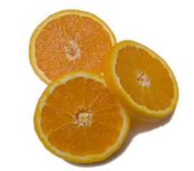 Fototapeta na wymiar Orange slices