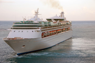Modern cruise ship