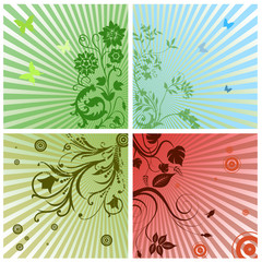 floral background © Dessie