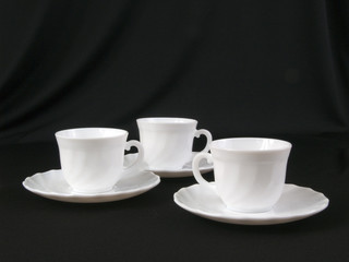 Three cups