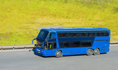 blue tourist bus © alma_sacra