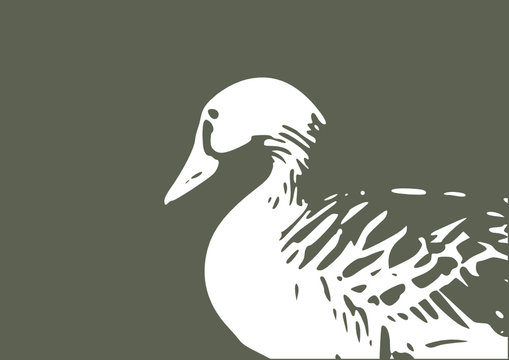 Gans Silhouette