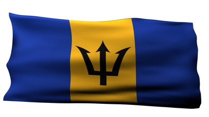 Fototapeta premium Barbados Flag bg