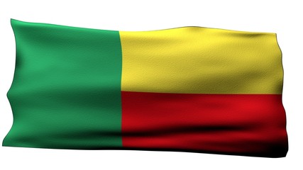 Benin Flag bg