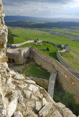 Defensive wall of medieval castle