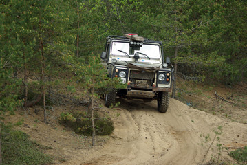 Sandy road for four wheel drive