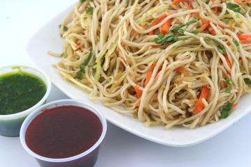 noodles close up