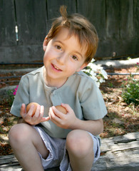 Boy with Eggs