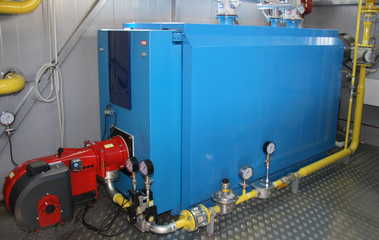 The equipment of gas boiler-house