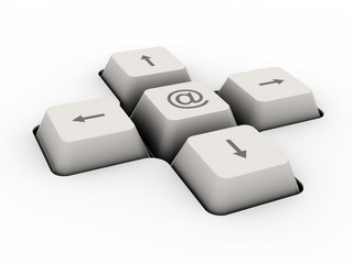 mail alias keyboard button