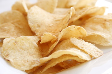 Plate of crisps