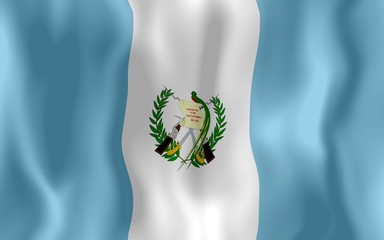 drapeau froissé guatemala crumpled flag - obrazy, fototapety, plakaty
