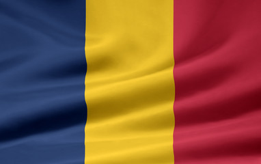 Obraz premium Tschadische Flagge