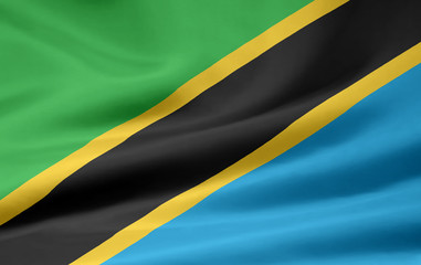 Tansanische Flagge