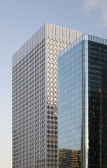 Skyscrapers and the blue sky