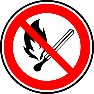 a0204 - Panneau interdiction FEU