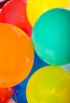 Party Balloons on white © Michael Flippo