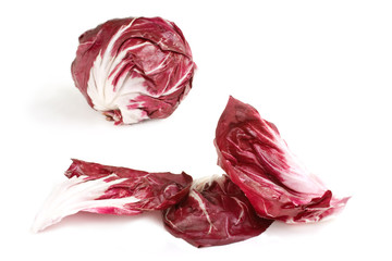 Fototapeta premium Radicchio Leaves and Head