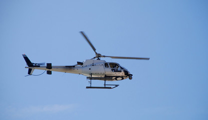 Fototapeta na wymiar Helicoptère surveillance vidéo