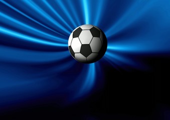 Football. Space abstract