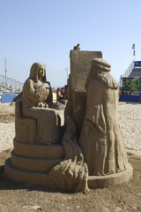 statue di sabbia