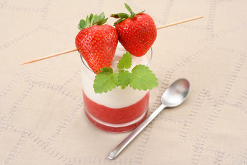 strawberry dessert