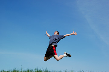 jumping kid