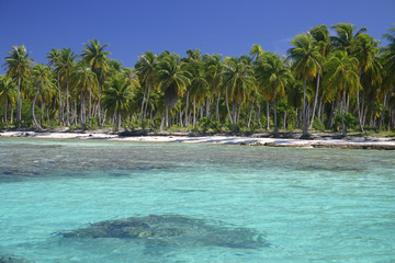 Atoll Rangiroa in French Polynesia