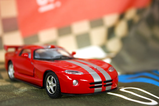 red toy car