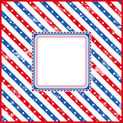 usa square background with texture