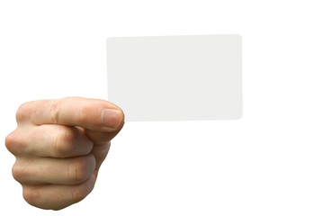 blank business card