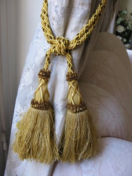pompon d'embrase de rideau