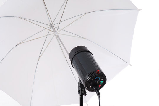 studio photo softbox eclairage flash parapluie