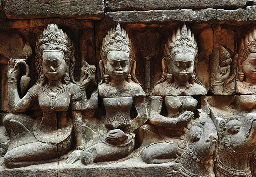 Cambodia Angkor the leper king terrace