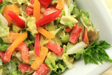 Colourful salad