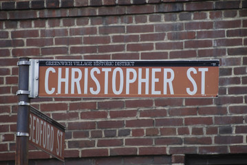 Christopher Street sign in New York - 7706619