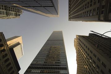 Upright view at downtown Manhattan - 7706632