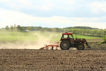 Fototapeta premium tractor