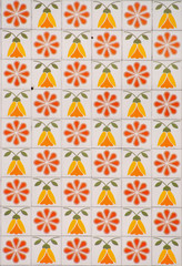 Detail of vintage Chinese Tiles Pattern