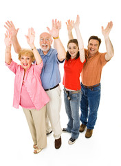 Fototapeta premium Family Cheer